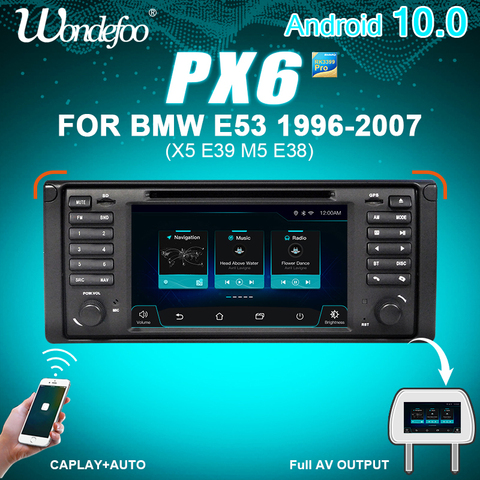 9 Inch Android 1+16g Car Gps Navigation Multimedia Player Bluetooth  Autoradio Car Stereo Player For-bmw E39 E53 X5