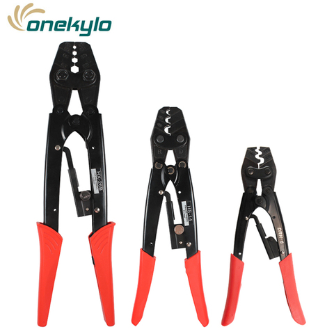 Crimping tools pliers for non-insulated terminals Japanese style Self-locking capacity 0.5-38mm2 rachet crimping pliers ► Photo 1/5