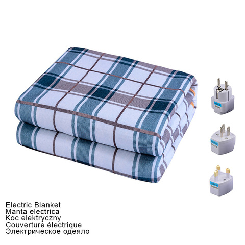 Electric Blanket 220v Thicker Heater Double Body Warmer 180*150cm Heated Blanket Mattress Thermostat Electric Heating Blanket ► Photo 1/6