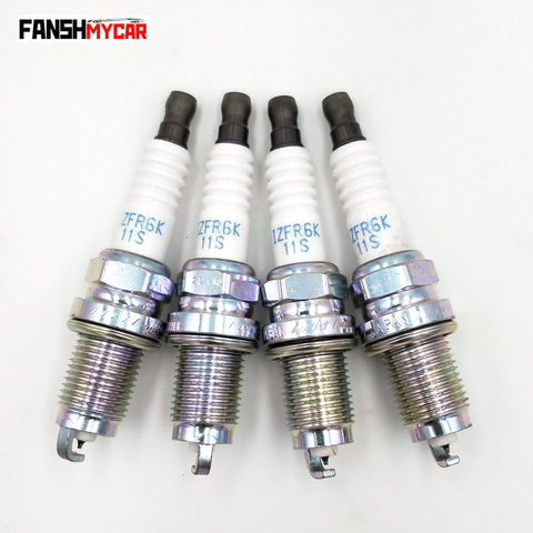 4PCS/Lot IZFR6K-11S 5266 IZFR6K11S 9807B-561BW Iridium Spark Plug for Honda Civic 2006-2011 1.8 9807B561BW IZFR6K 11S ► Photo 1/4