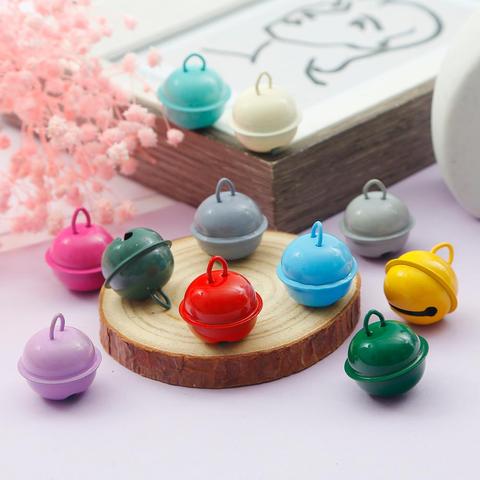 22mm Beautiful Jingle Bells Christmas Party Decoration Pendants Loose Beads DIY Crafts Christmas Tree Bells Handmade Accessories ► Photo 1/6