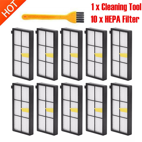 10PCS Hepa Filter For iRobot Roomba 800 900 Series 870 880 980 Filters Vacuum Robots Replacements Cleaner Parts Accessory ► Photo 1/2