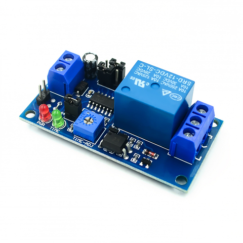 High Quality Delay Relay Delay Turn On / Delay Turn Off Switch Module with Timer DC 12V ► Photo 1/4