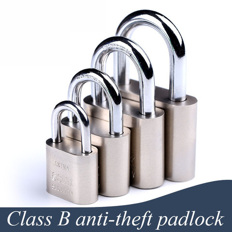 Full metal Padlock Wolf Head Lock Small Locks Door Locks 30mm 40mm 50MM Not Rust Lock Core Include 3 keys ► Photo 1/6