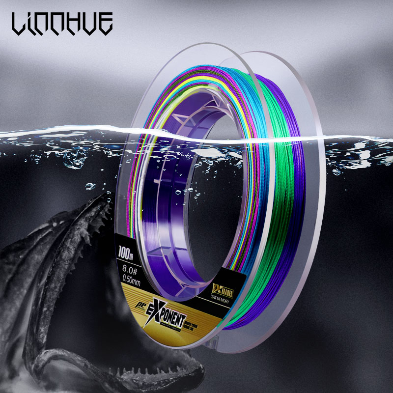 LINNHU Multicolor W8 W4 PE Braided Fishing Line 100m 150m 4/8 strands Japan  Multifilament Super Power PE Line 0.4/0.6/0.8/5/6/8 - Price history &  Review, AliExpress Seller - LINNHUE Fishing Tackle Store