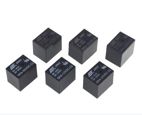 Relay SRA-05VDC-AL SRA-12VDC-AL SRA-24VDC-AL 20A 4pins DC5V DC12V DC24V SRA Relays ► Photo 1/1