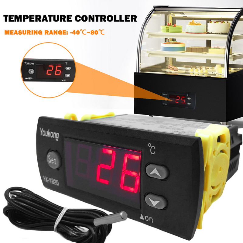 Solar Water Heater Temperature Controller Thermostat with Sensor Digital Display for Solar Water Heater The Temperature Difference and Temperature to Control The Output