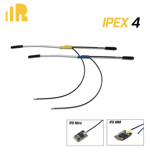 FrSky 900MHz/868MHZ New Version Ipex4 Dipole T Antenna for R9 Mini / R9 MM OTA Receiver ► Photo 1/1