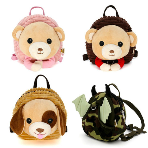 Baby Safety Harness Walker Strap Anti lost Children Backpack Cute Cartoon Animal Traction Rope Plush Infant With 100cm Rope ► Photo 1/6