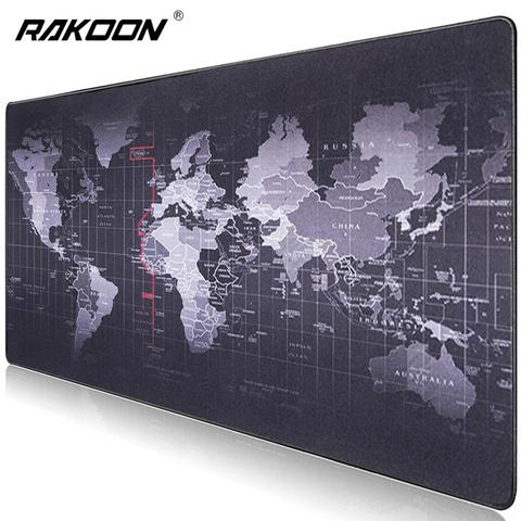 Large Gaming Mouse Pad Big Mouse Pad Gamer Mouse Mat Computer Mousepad Rubber Surface World Map Mause Pad Keyboard Desk Mat ► Photo 1/6