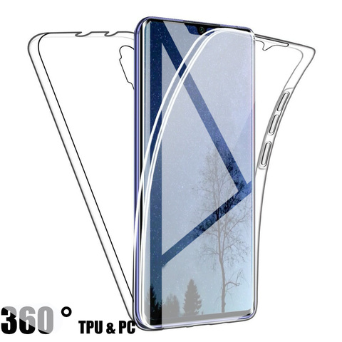 Full 360 Silicone Cover Front and Hard Back Case For Xiaomi Mi Note 10 Lite Redmi Note 9 9S 9 8 Pro Max 4X Shockproof Phone Case ► Photo 1/6