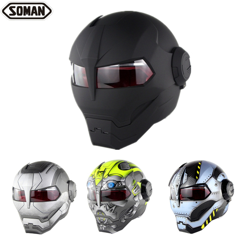 ironman motorcycle helmet