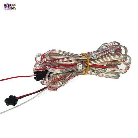 DC5V Holiday 50 pixels Pre-soldered WS2812B 2812 LED Heatsink LED full color light 5050 RGB WS2811 IC Built-in string lighting ► Photo 1/6