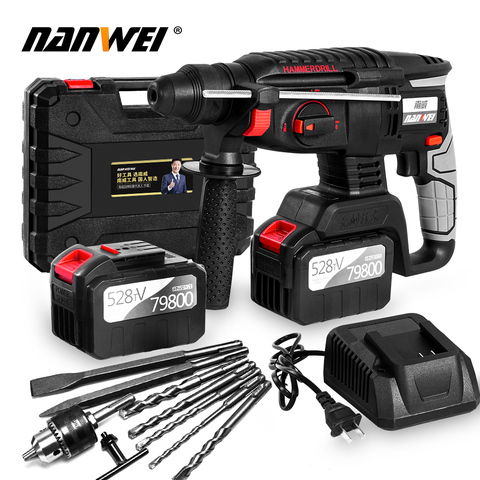 Rechargeable brushless cordless rotary hammer drill electric Hammer impact drill ► Photo 1/6