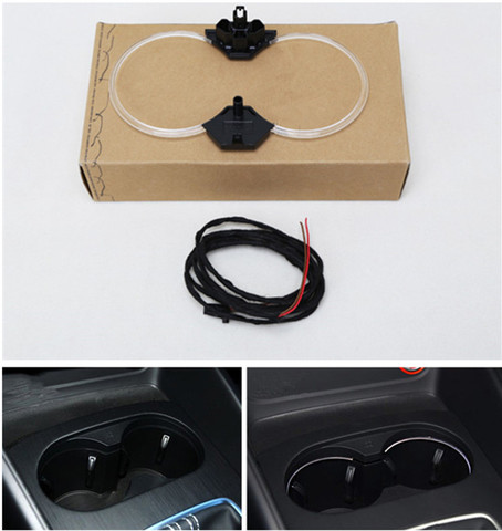 For Audi A3 S3 8V Ambient Cup holder light lights with install Harness 8V0 947 157 A 8V0947157A ► Photo 1/4