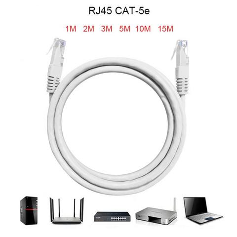 Ethernet Cables CAT-5e/CAT-5 RJ45 Cable Ethernet LAN Network Cable for Computers Switch Hubs ADSL Routers Digital Set-top Boxes ► Photo 1/6