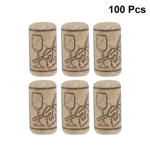 50/100pcs Wine Cork Sealing Wine Cork Wine Bottle Stopper Bar Tool Bottle Closure Wooden Sealing Cover ► Photo 1/6