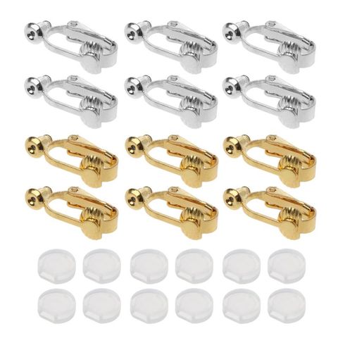 24Pcs DIY Earring Converter With Comfort Earring Pads Turn Any Pierced Earrings Into Clip-On No-pierced Jewelry Findings ► Photo 1/6