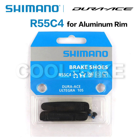 Shimano Dura-ace Ultegra 105 R55C4 Aluminum Rim Carbon Rim Bike Cartridge Brake Shoes Shimano genuine goods bike accessories ► Photo 1/6