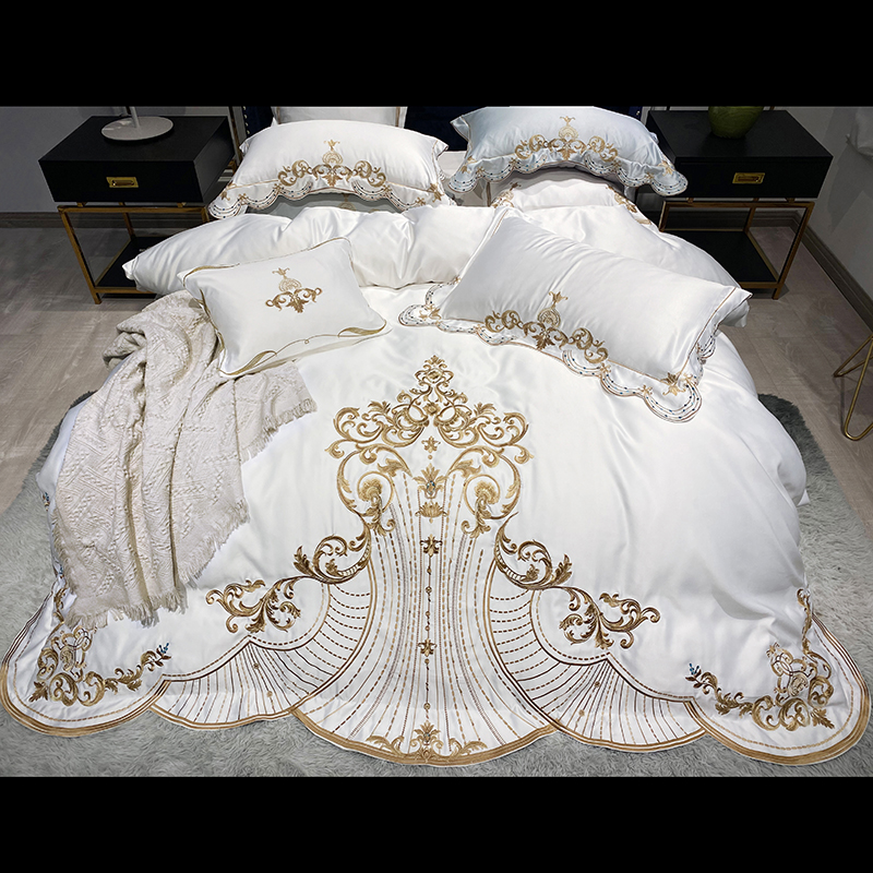 History Review On White Soft, Royal Luxe Duvet Cover Set