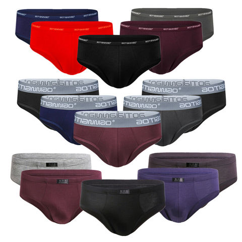 Men's Briefs Male Underwear Sexy Panties Pouch Shorts Modal Stretch Underpants L-5XL ► Photo 1/5