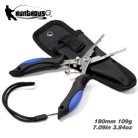 Hunthous Fishing Plier Scissor Braid Line Lure Cutter Hook Remover Tackle Tool Cutting Tongs Multifunction Scissors accessoires ► Photo 1/6