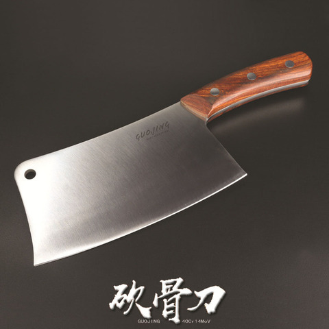 Big Bone Knives Chopping Knife 835g Stainless Steel Cleaver 5mm Blade Chopping Kitchen Knives Cutting Pork Bone 4Cr14mov Cutlery ► Photo 1/6