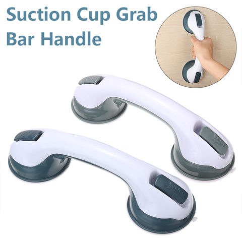 Suction Cup Grab Bar Handle Shower Anti Slip Support Handle Grab Bar Grip Tub Bath Bathroom Safety Handle Rails Blue Grey ► Photo 1/6