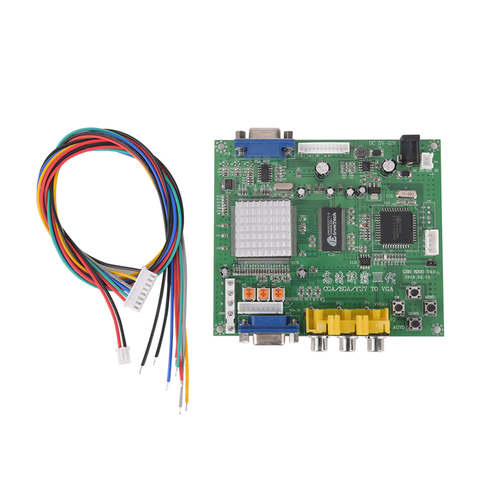 1pc for Arcade Game RGB/CGA/EGA/YUV To VGA HD Video Converter Board HD9800/GBS8200 Hot Green Board ► Photo 1/6