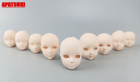 Mix Style Soft Plastic Practice Makeup Handmade DIY Head For 11.5