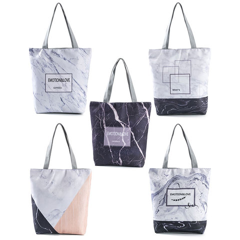 Women Tote Handbags Lady Dogs Cats Women eco Shopping Bag New Fashion Design Printed Shoulder Bag  Summer  Beach  Bag Cute ► Photo 1/6
