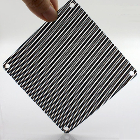 5PCS/lot 80/120/140mm Cuttable Black PVC PC Fan Dust Filter Dustproof Case Computer Hardware Mesh ► Photo 1/4