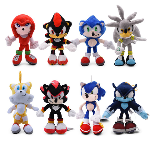 Sonic The Hedgehog: Shadow, Amy Rose, Knuckles & Tails Plush Toys