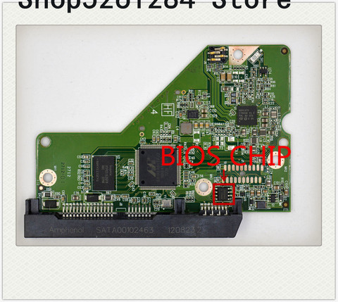 HDD PCB logic board 2060-771824-006 REV A for WD 3.5 SATA hard drive repair data recovery ► Photo 1/3