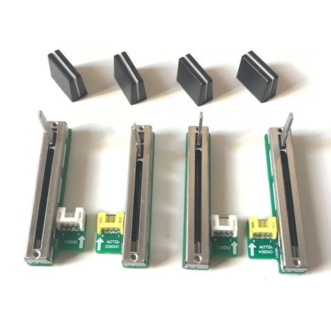 MADE IN JAPAN (4pcs) CH1 CH2 CH3 CH4 FADER FIT For PIONEER DJM 800 DWX2537 DWX2538 DWX2539 DWX2540+4PCS DAC2371 knob ► Photo 1/3