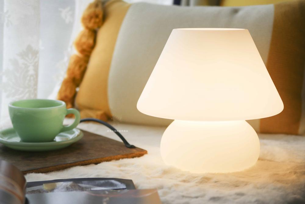 Buy Online White Table Lamp Glass Table Light Cute Table Lamp Small Table Light Lovely Table Light For Kids Christmas Gift Lamp Alitools