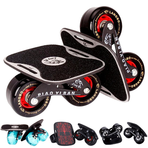 1 pair skateboard aluminium alloy mini Drift board skate fish short board Roller Skateboard Skate board ► Photo 1/3