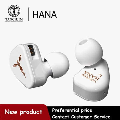 TANCHJIM HANA Dynamic Driver In-Ear Earphone HiFi Monitor  Audiophile Earphones Earbuds with 2Pin 0.78mm cable Earphone ► Photo 1/5