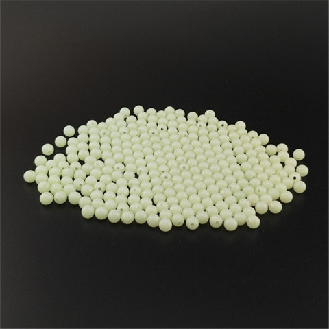 100pcs/Lot Fishing Luminous Beads Space Beans Round Float Balls Night Plastic Light Glowing Stopper Oval Tackle Lure Accessories ► Photo 1/6