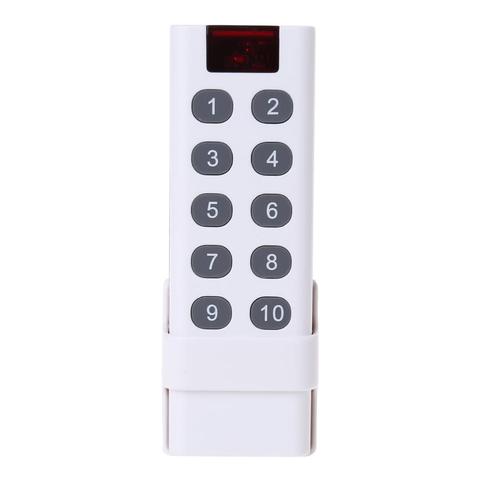 Universal Wireless Learning Code Digital Remote Controller Transmitter 4/6/8/10 Channels Buttons Keypad AK-7010TX ► Photo 1/6