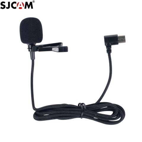 New Original SJCAM Series Accessories External Microphone with Clip Type C for SJ9 Max Strike /SJ8 Pro/Plus/Air Action Camera ► Photo 1/4