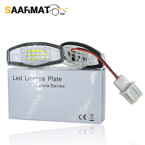 LED CANBUS Number License Plate Light For Honda Civic VII4 5D(01-05) VIII(06-) City 4D(03-09) Legend(99-04) For Accord 4D(03-08) ► Photo 1/6