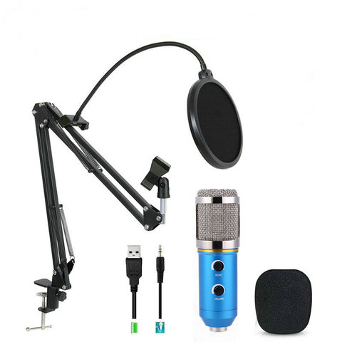 MK-F200FL Condenser Microphone Professional Wired System Desktop New USB Microphones For Computer Karaoke Video Recording ► Photo 1/6