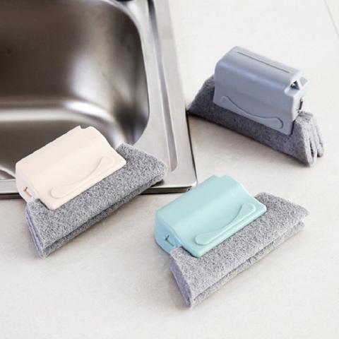 Creative Window Groove Cleaning Cloth Brush Slot Hand-held Door Gap  Keyboard Kitchen Floor Gap Brush Corners Gap Cleaning Tool