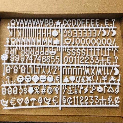 Characters for Felt Letter Board Message Board Letterboard Matching Letters Home Decoration Accessories Numbers Office Decor ► Photo 1/6
