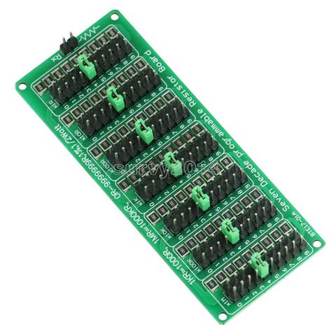 7 Seven Decade 1R - 9999999R Programmable Adjustable SMD Resistor Slide Resistor Board Step Accuracy 1R 1% 1/2 Watt Module 200V ► Photo 1/4
