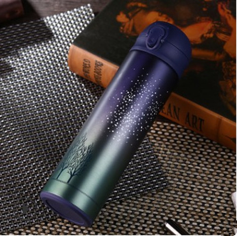New Design Double Wall Stainless Steel Vacuum Flasks 500ml Thermos Cup Coffee Tea Milk Travel Mug Thermo Bottle Gifts Thermocup ► Photo 1/6
