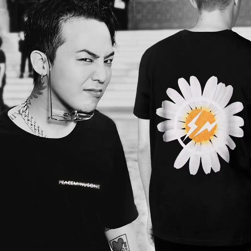 Peaceminusone T Shirt G Dragon Daisy T Shirts Summer Spring Men Women Hip Hop Tee Peaceminusone Logo Print Tops Price History Review Aliexpress Seller Da Fella Store Alitools Io