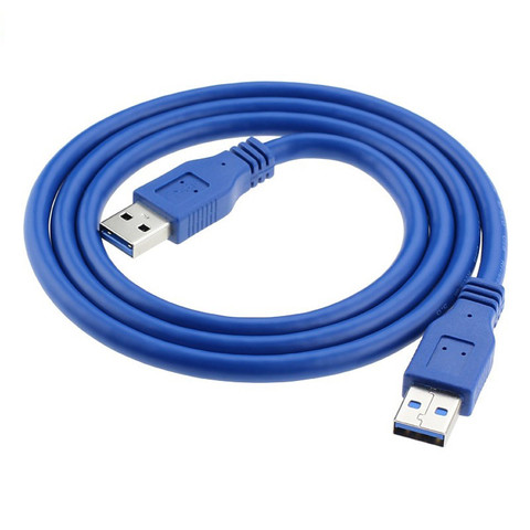 USB 3.0 A type Male to Male USB Extension Cable AM TO AM 30cm 60cm 1m 1.5m   3m 5m 4.8Gbps Support USB 3.0 data transmission ► Photo 1/4