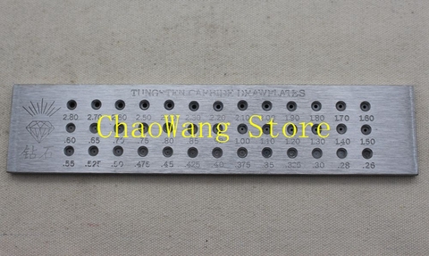 Diamond Brand Tungsten Carbide Wire Drawplate for Jewelry Making Round Shape Drawplate ► Photo 1/6